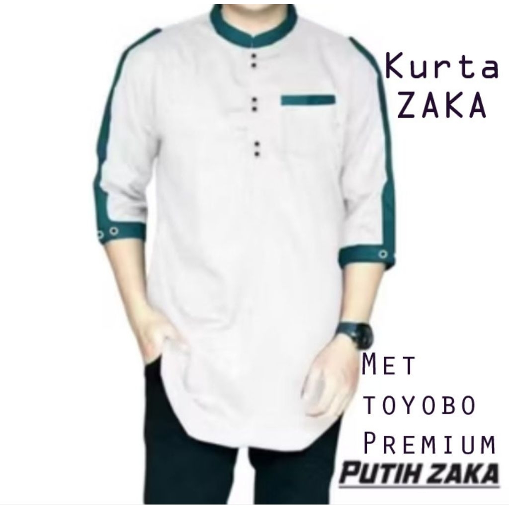 KOKO KURTA ZAKA LENGAN 3/4 KOMBINASI