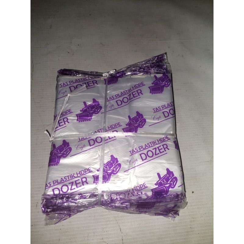 kantong plastik ukuran 15 Dozer ungu 1pack