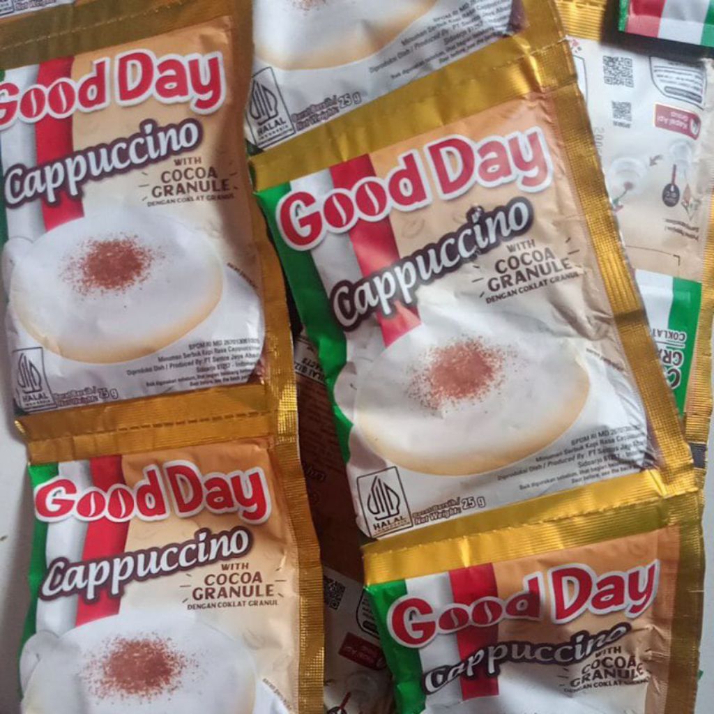 

Good Day Cappucino (10 SACHET/1 RENCENG)