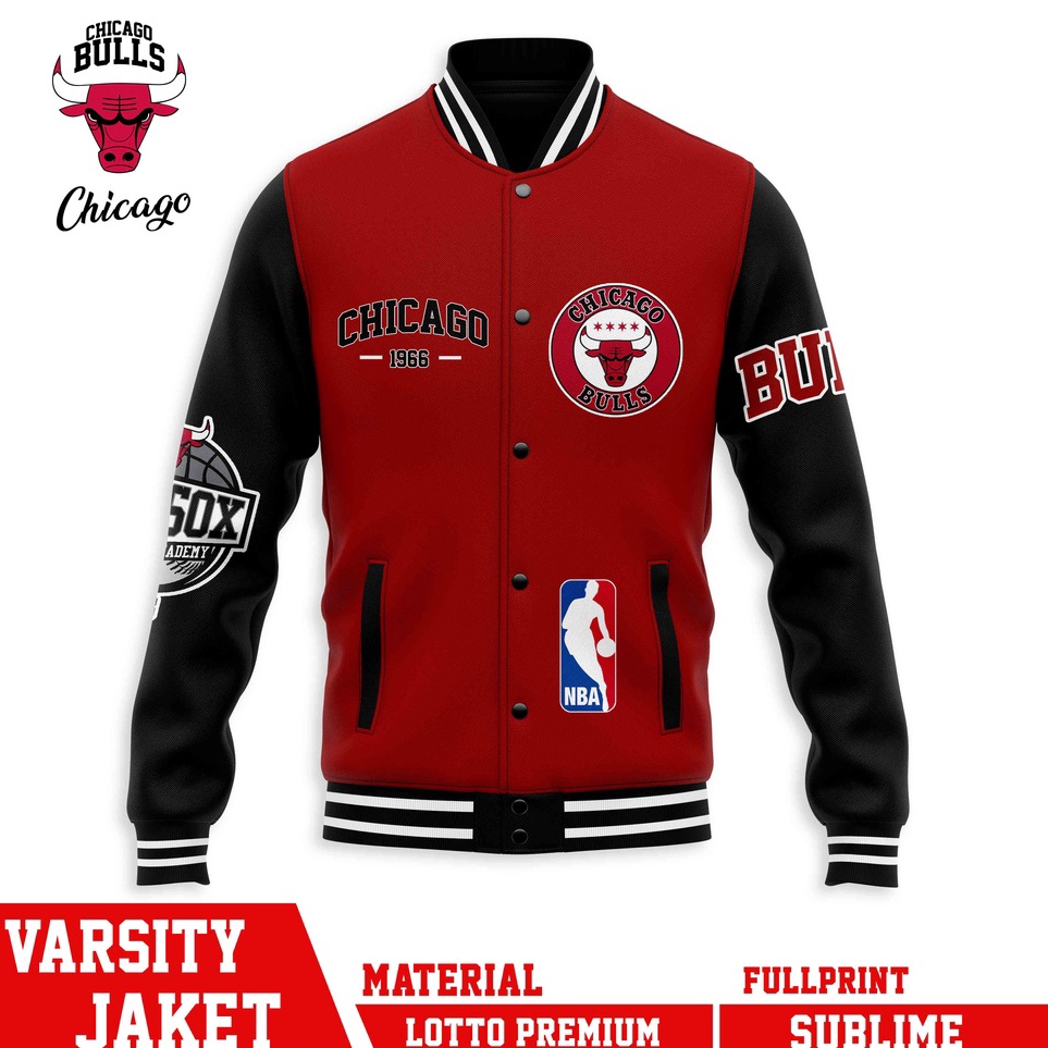 KODE L27F Varsity JACKET CHICAGO BULLS BASKETBALL