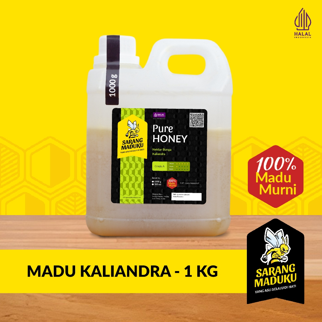 

Sarang Maduku Madu Kaliandra Madu Asli 100% Tanpa Campuran Penggemuk Badan Penambah Nafsu Makan Anak