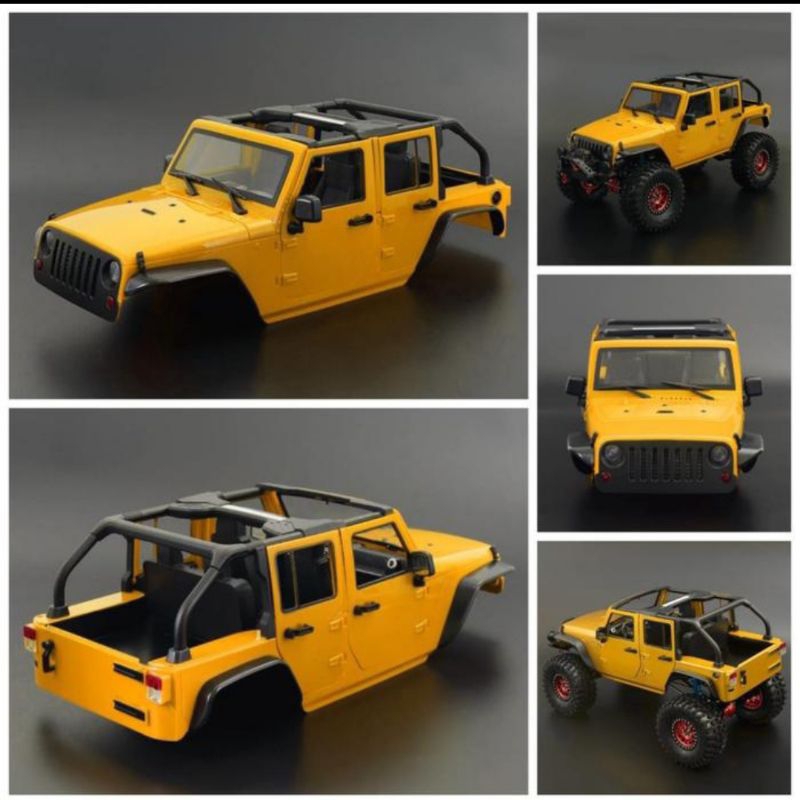 Hard Body Jeep Rubicon Convertible Rollcage 313mm for Axial SCX10 RGT