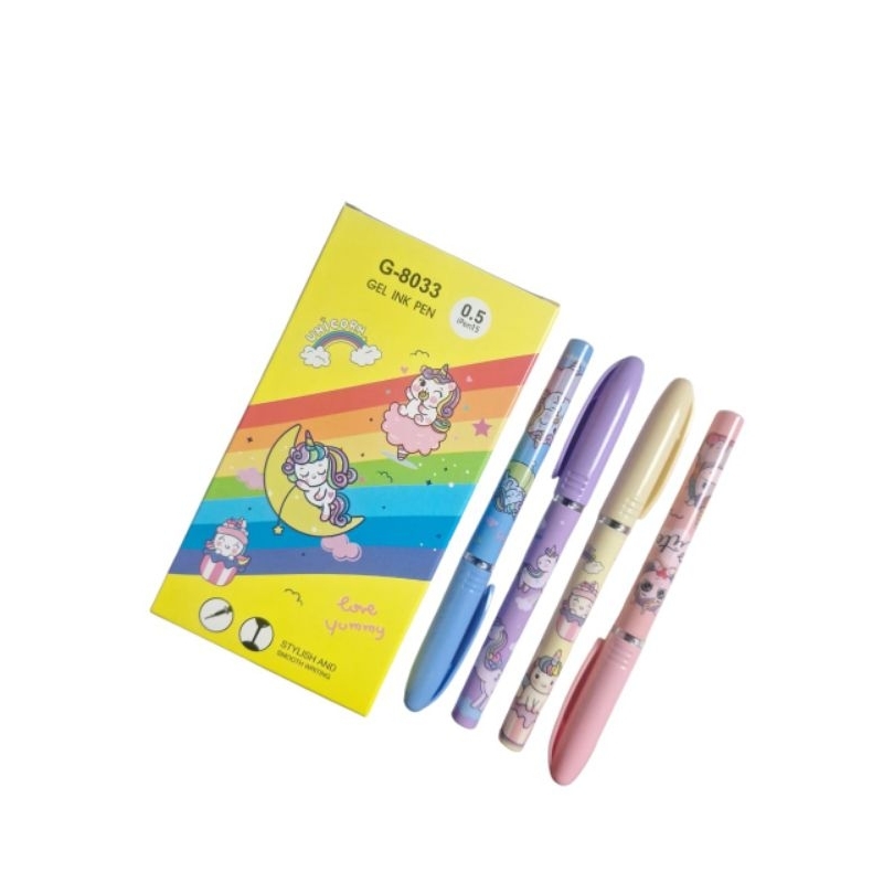 

Kuda Pony-12 Pcs Pulpen Gel/Pena Gel/Pulpen Karakter/Pulpen Fancy/Gel Ink Pen