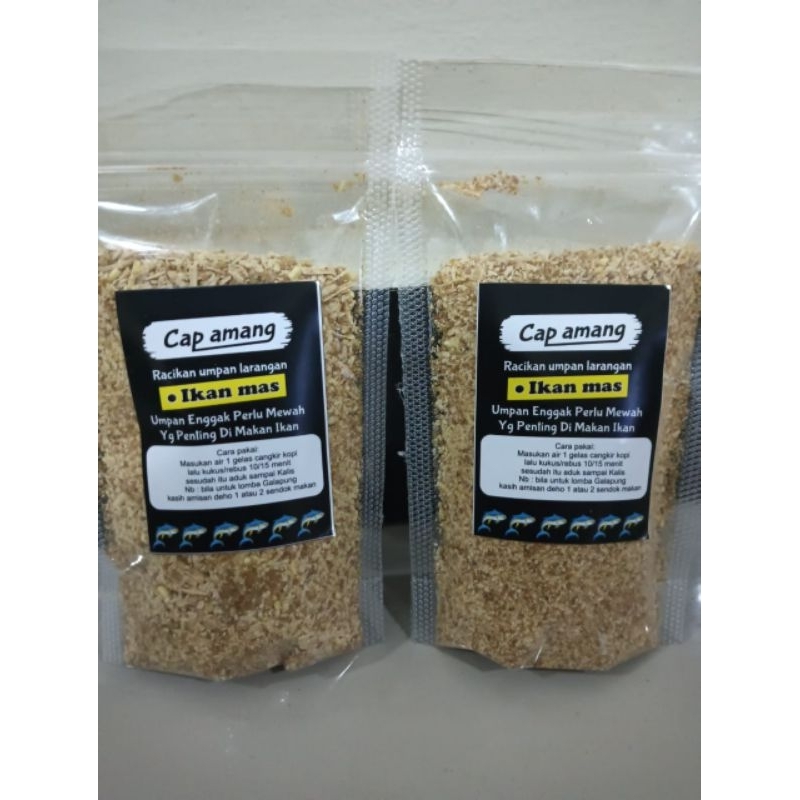 umpan jadi ikan emas siap pakai