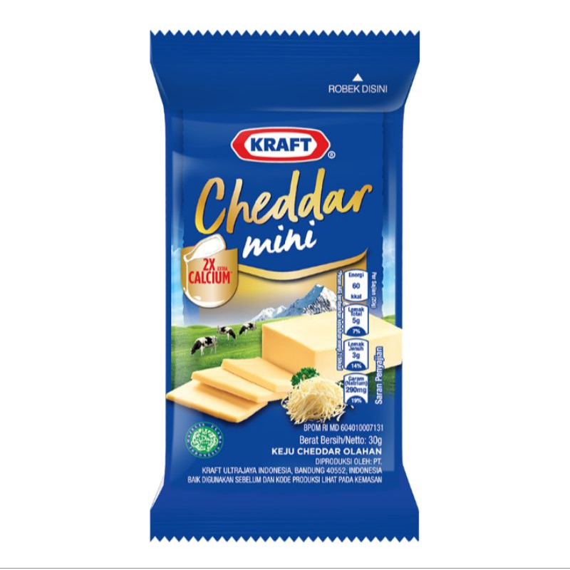 

KRAFT Keju Cheddar 30 g