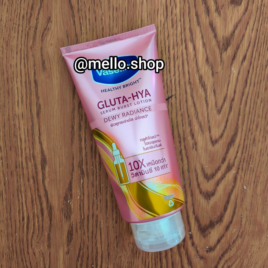Vaseline Gluta Hya Serum Burst Lotion Body Lotion Thailand Dewy Radiance PINK/ Pelembab Badan