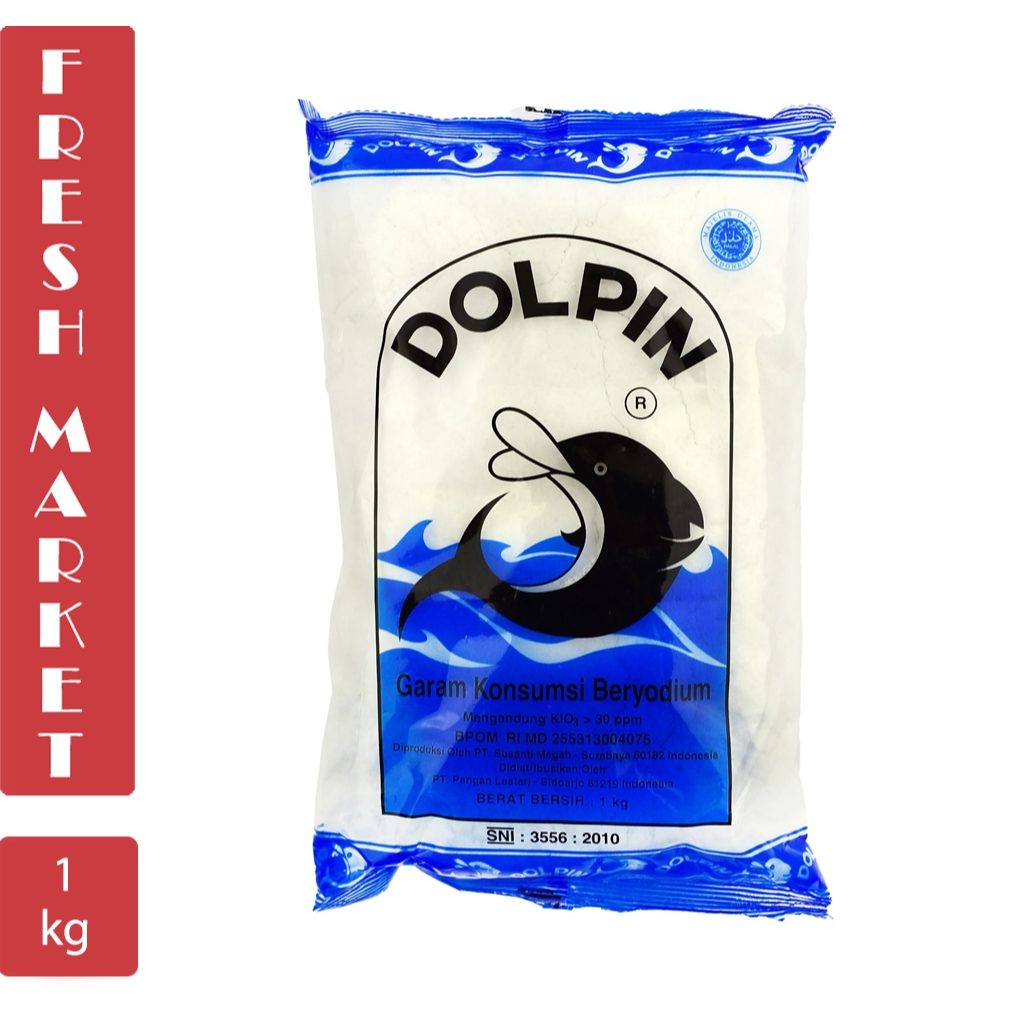

Garam Dolpin Beryodium 1kg - Garam Dapur Terbaik - EXP Panjang