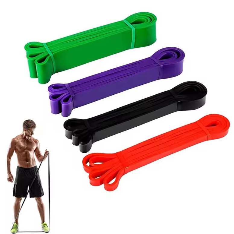 KODE T2J Power Band  Resistance Band Panjang  Karet Fitness Gym Yoga Stretch Bahan TPE