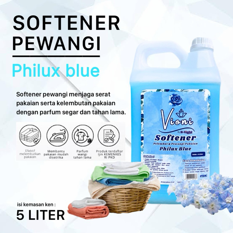 SOFTENER PEWANGI PAKAIAN B - Light PREMIUM KEMASAN 5 LITER