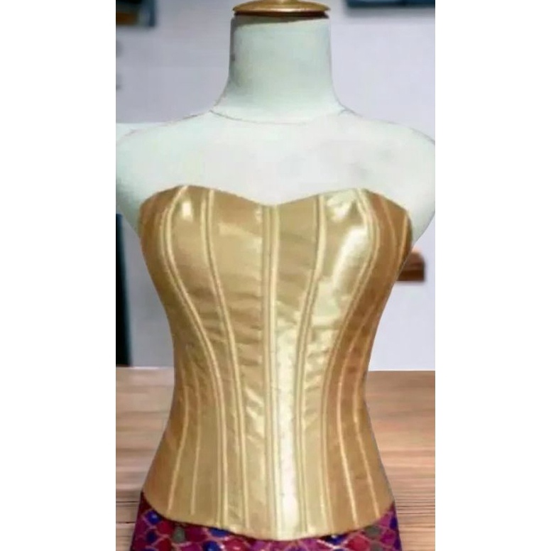 KODE Q45T Kamisol longtorso satin  bustier satin mewah  atasan wanita tulang kekinian  kemben wanita