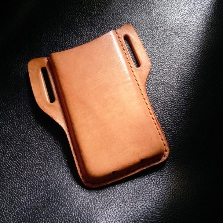 KODE X24H Case Sarung Dompet Tas Tempat HP Pinggang Sabuk Kulit Universal Untuk Iphone Samsung Vivo