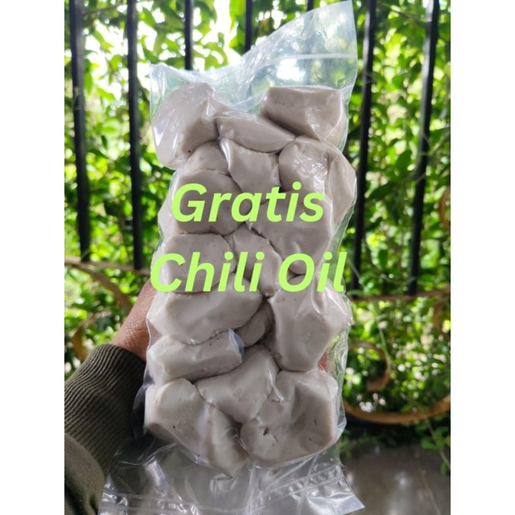 

Basreng CHILI OIL fresh kataji mentah 500gr vacum