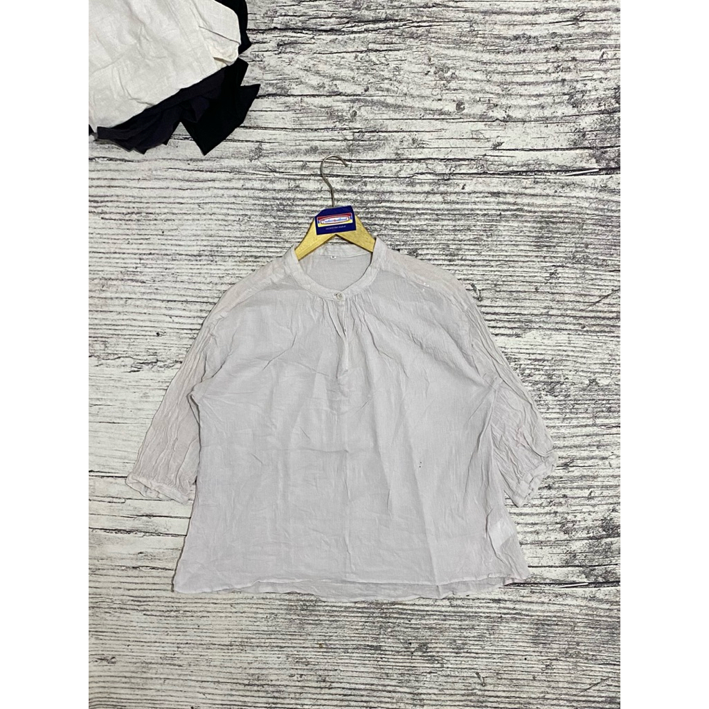 Blouse blus baju atasan wanita cewek perempuan fashion oversize no brand second