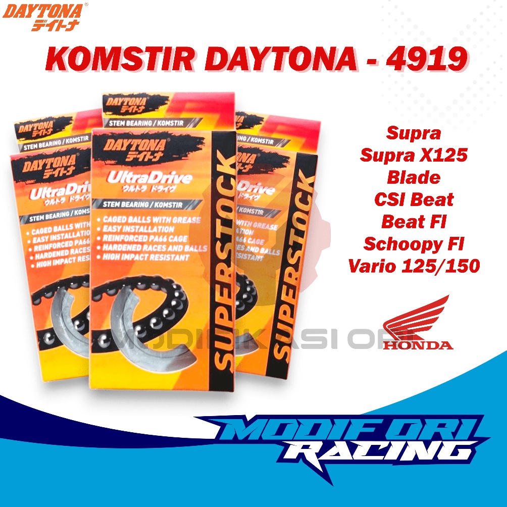 KODE E93Y Komstir Daytona Beat Vario 15  125 Beat Fi ESP Supra X  4919 DAYTONA