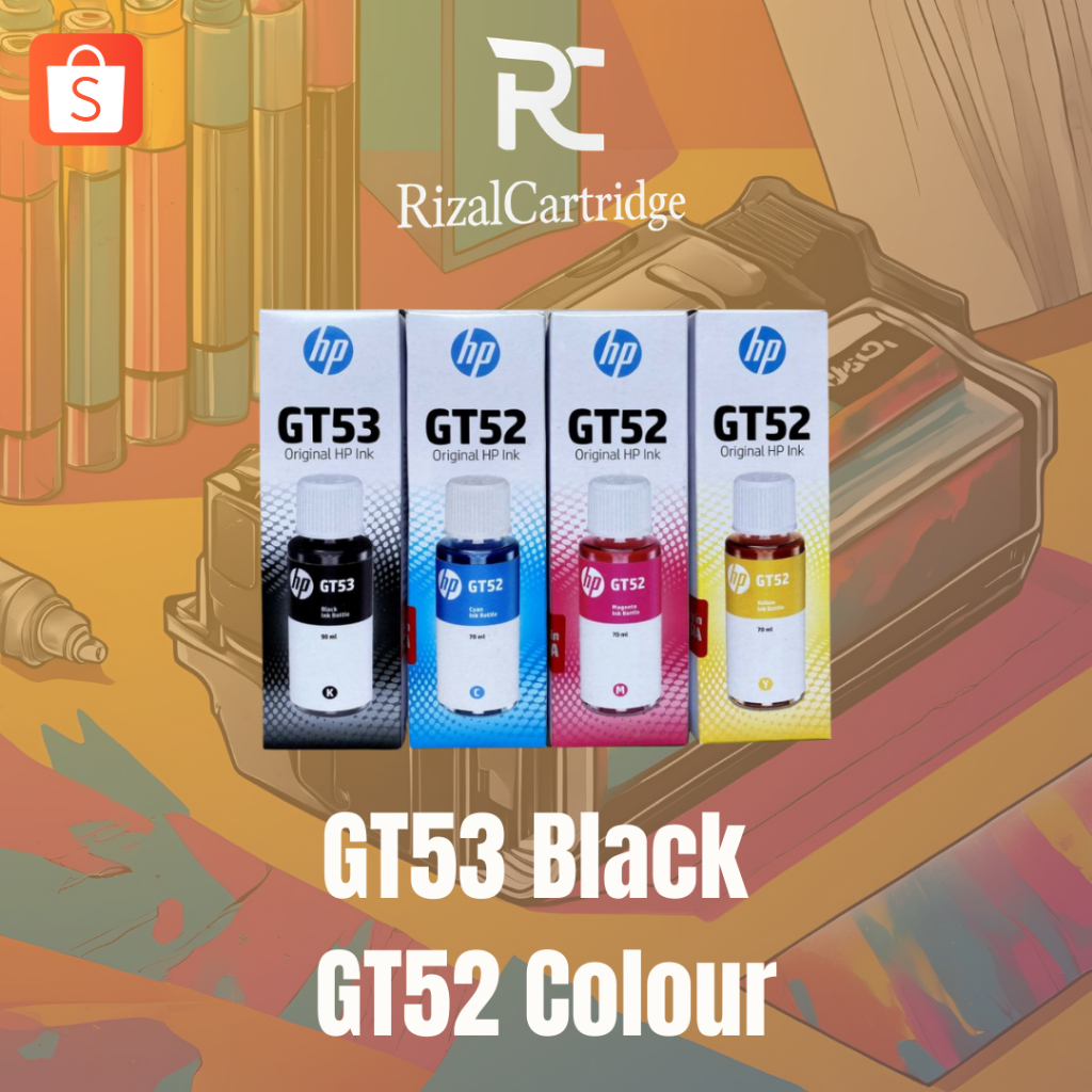 Tinta HP GT53 Black GT52 Colour Tinta HP Ink Tank 115 315