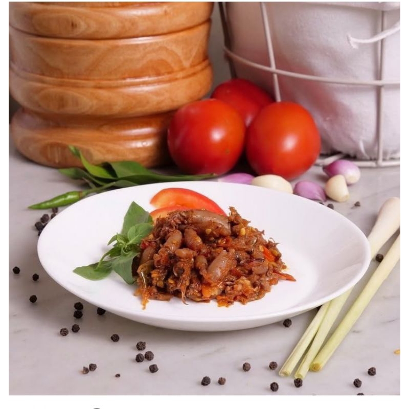 

Sambel Baby Cumi Asin Pedas Poll Dapur Lemo