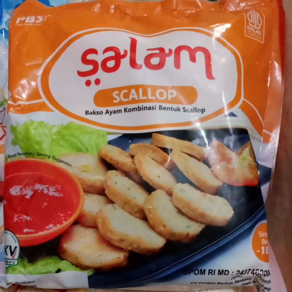 

Salam scallop 500gr