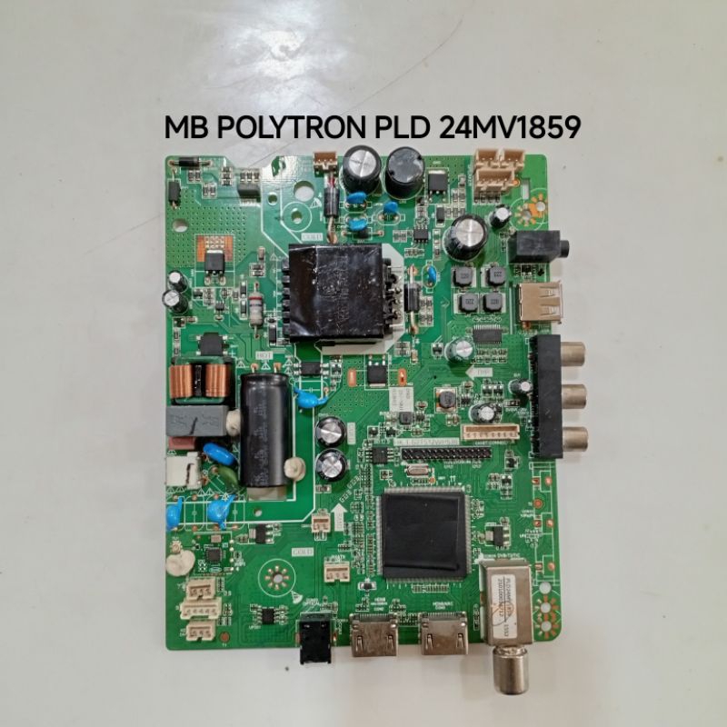 MB TV POLYTRON PLD 24MV1859 MAINBOARD MESIN TV POLYTRON PLD 24MV1859