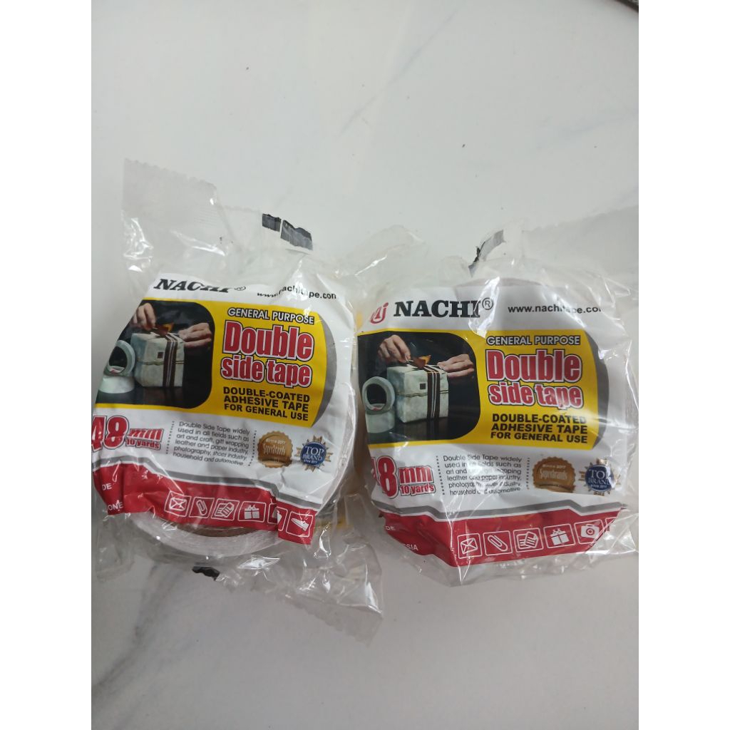 

Isolasi / double tape Nachi 48mm 10yard | 2inch | Original