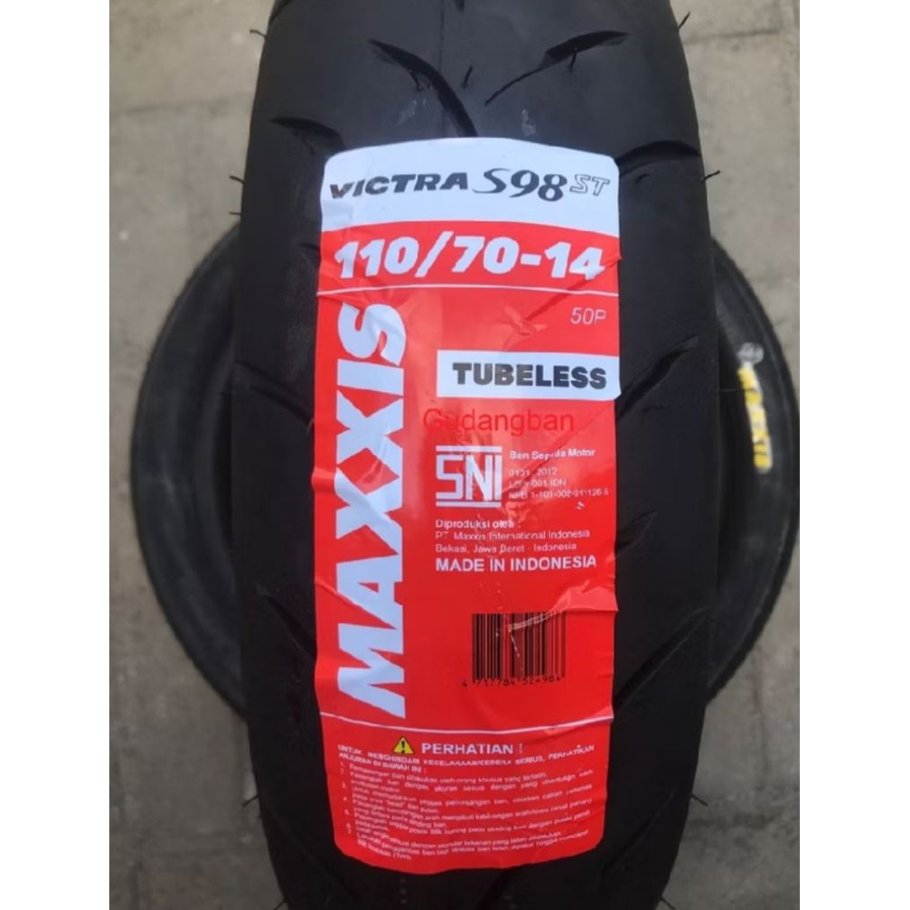 BAN MAXXIS VICTRA 110/70-14 TUBLES/BAN MAXXIS DEPAN ADV160/BAN DEPAN PCX160/BAN DEPAN NEW PCX160/BAN