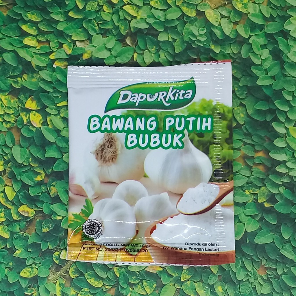 

BAWANG PUTIH BUBUK DAPURKITA 1 Renteng @12 Sachet