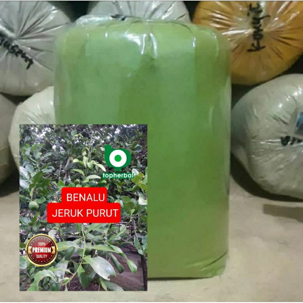 

Bubuk Benalu Jeruk Purut 1 Kg/1000 Gram Kering Hijau Organik Super Premium