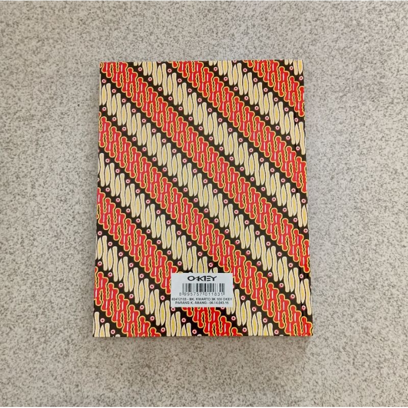 

Buku Kwarto Kas 3K Okey Isi 100 Lembar