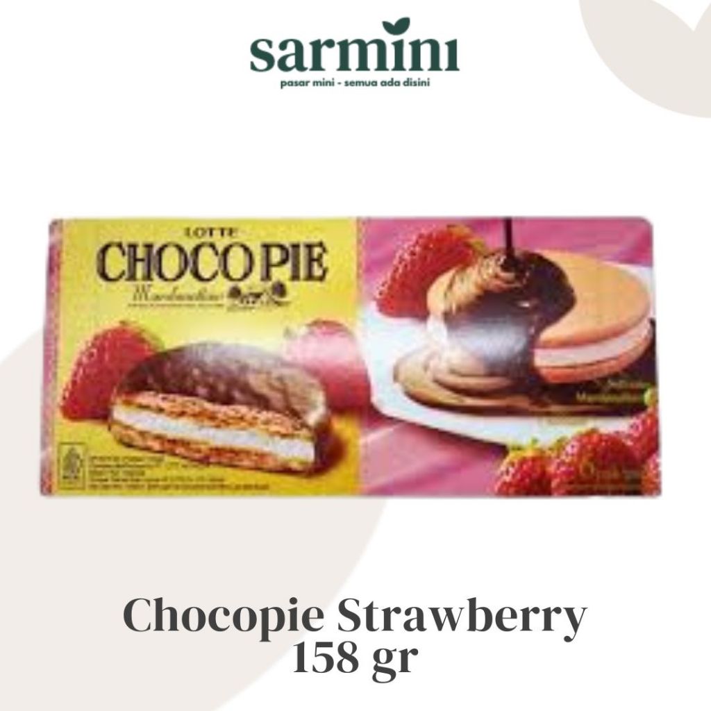

Lotte Choco Pie Marshmallow Strawberry Pack 158g