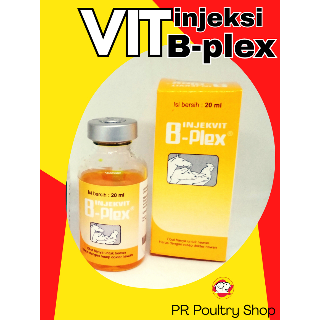Vitamin B Kompleks 20ml injeksi | Obat Hewan | Medion