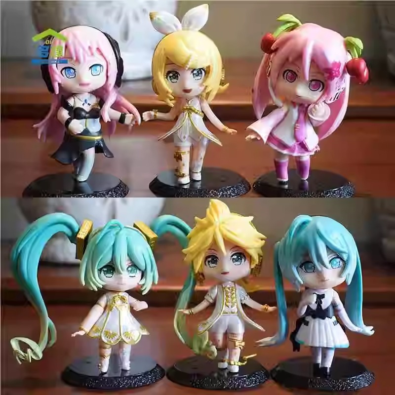 Figure Anime Hatsune Miku Figure Set isi 6 Rin Miku Len
