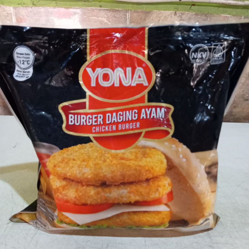 

Daging ayam Yona isi anBurger