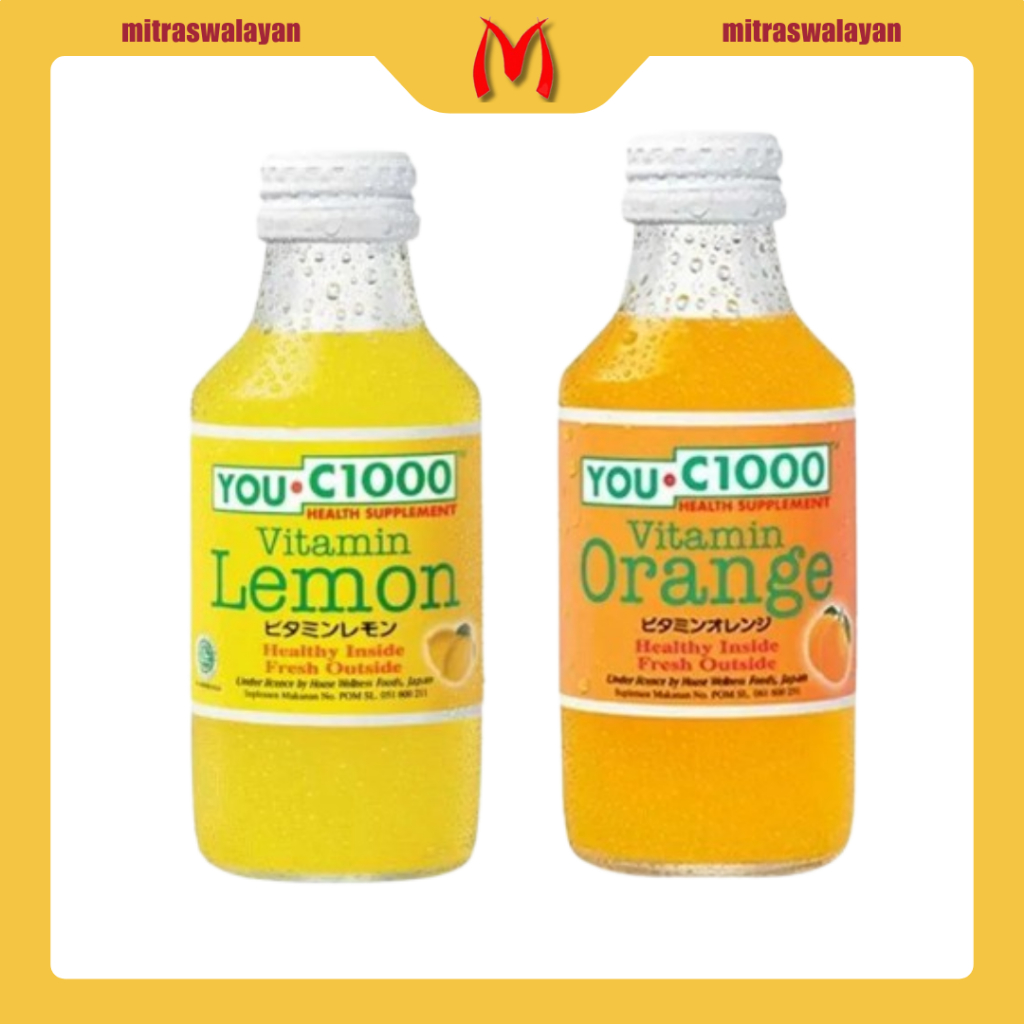 

YOU C1000 Vitamin Kemasan Botol Kaca 140 ml