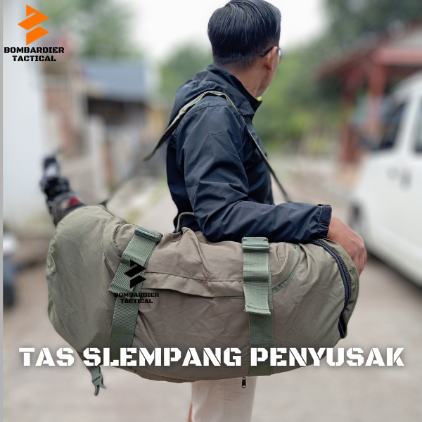 Tas selempang TNI jumbo 60L/tas pendidikan TNI/tas kapsul pulsak/dufflebag jumbo/tas penyusak