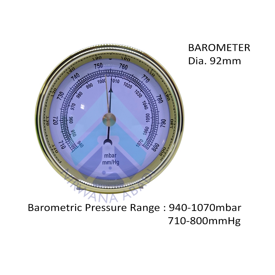 Barometer Analog Alat Ukur tekanan udara