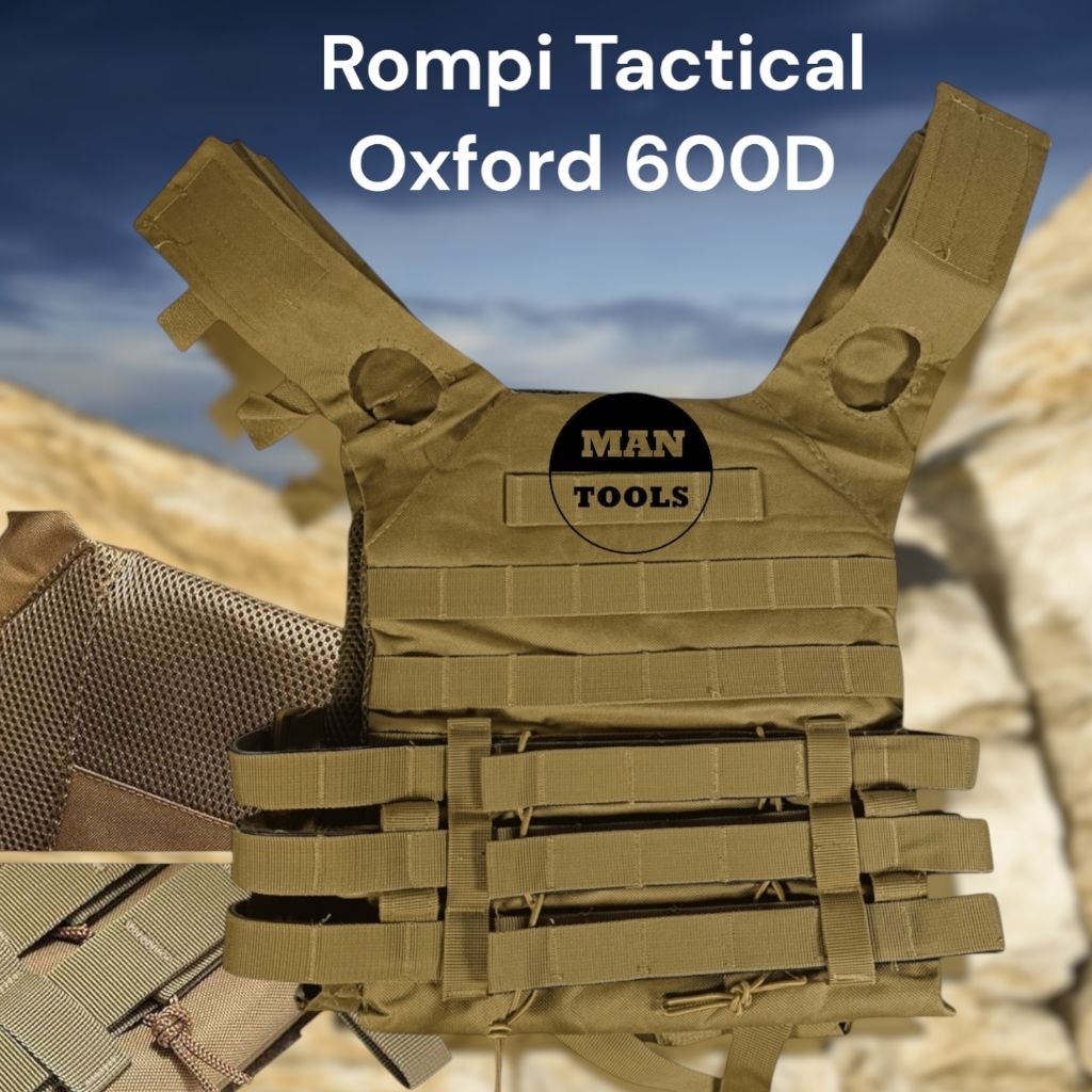 Rompi Tactical Airsoft Oxford 600D Vest Combad