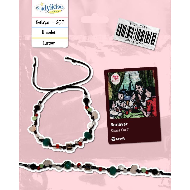 Sheila On 7 (Berlayar) Bracelet - Gelang Manik Manik Beadylicious