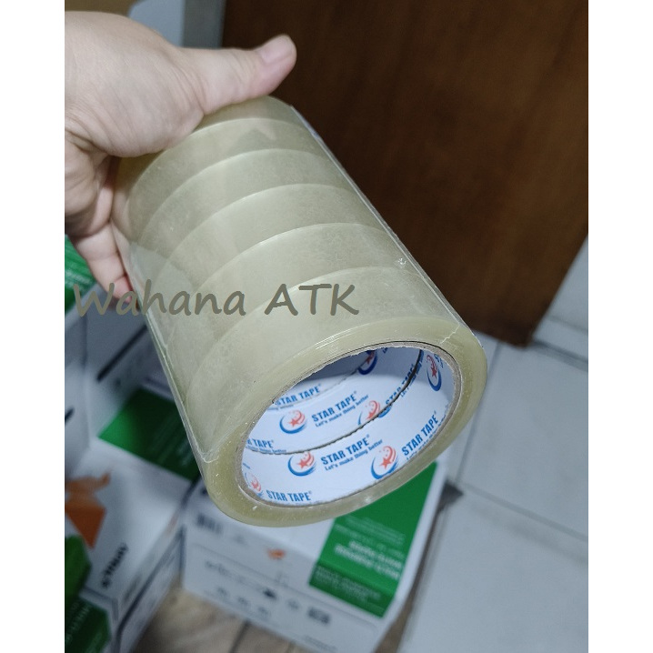 

Isolasi star tape 24 mm x 90 yard