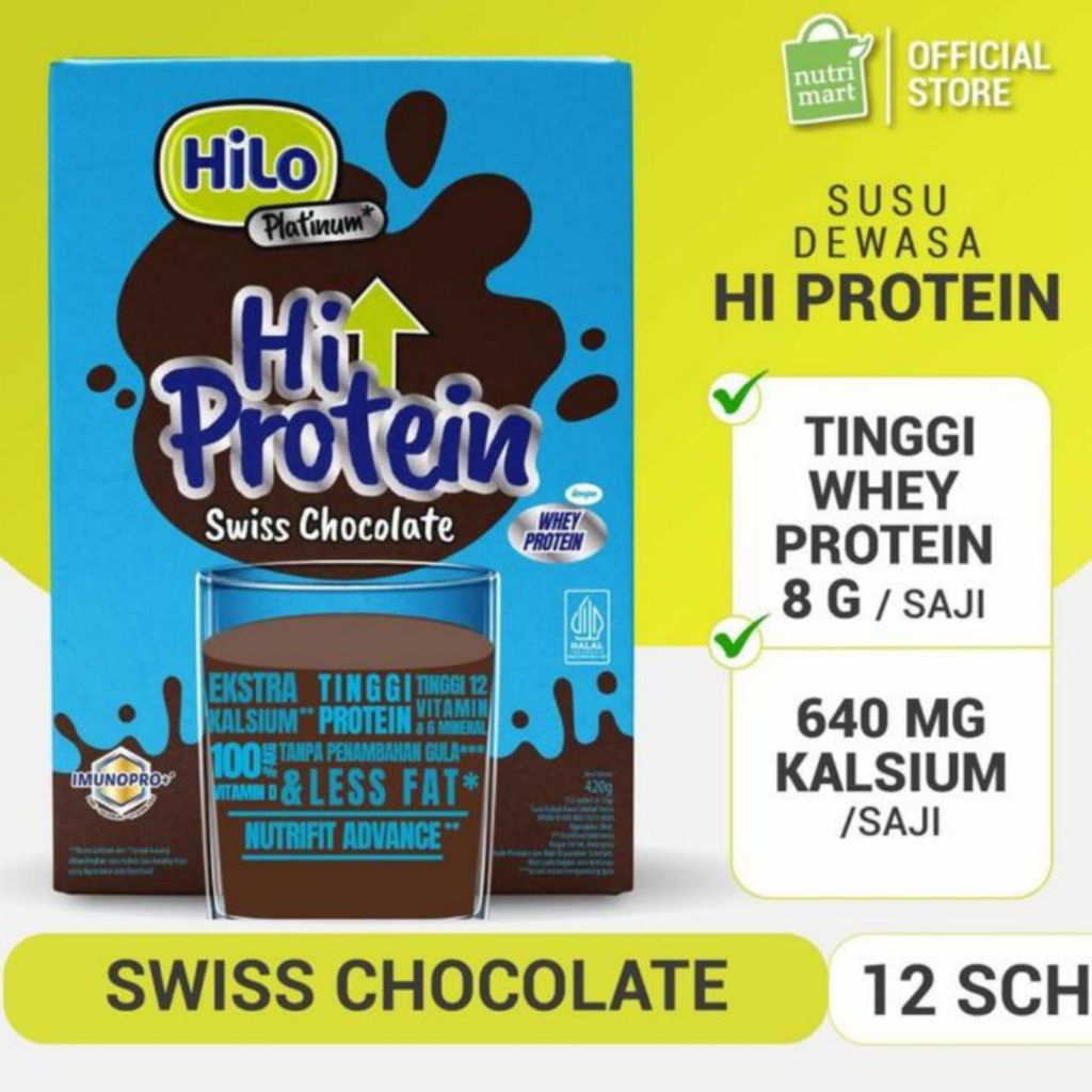 

HILO Platinum Swiss Chocolate 420 Gr (12 Sachet @ 35gr)