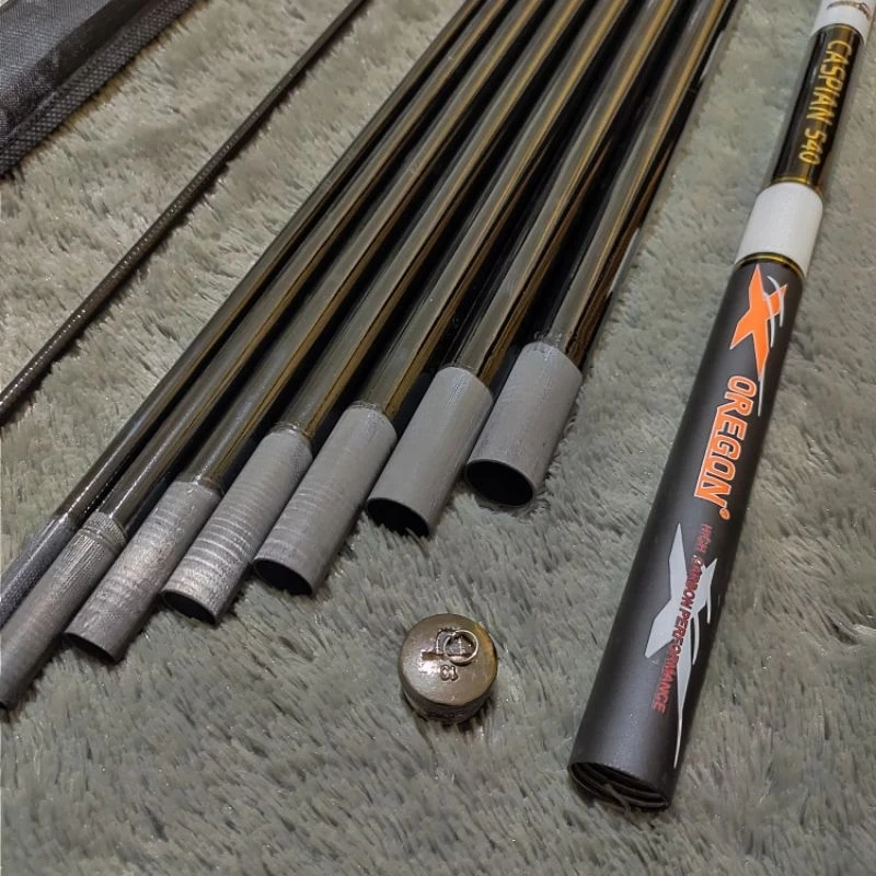 OREGON Caspian 450 Material Carbon Ros Panjang Alat Pancing Tegek Joran Oregon