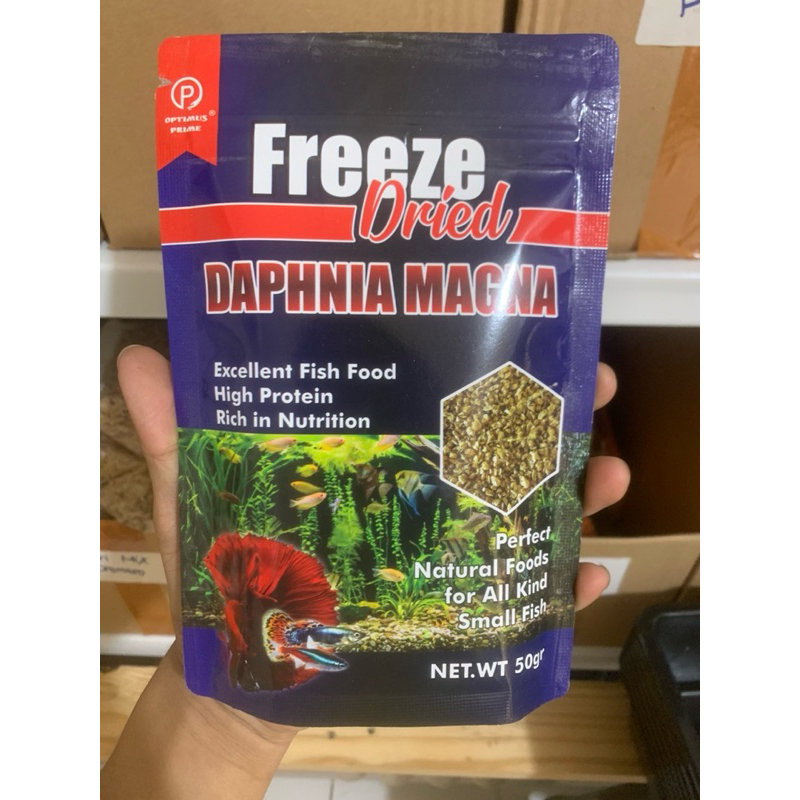 Dried Daphnia Magna / Daphnia Magna Instant Pakan Guppy Moly Cupang Tetra 50gr