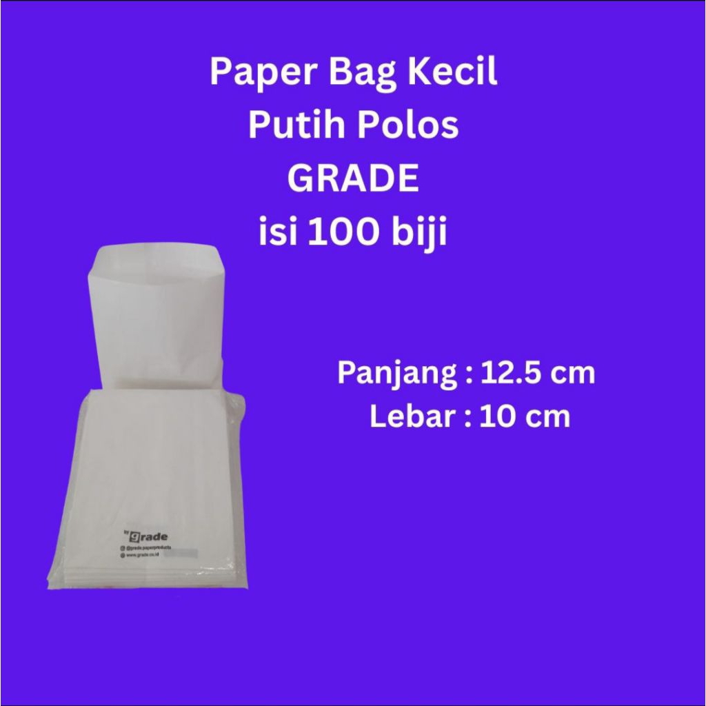 

paper bag kecil/paper bag donat/paper bag kentang