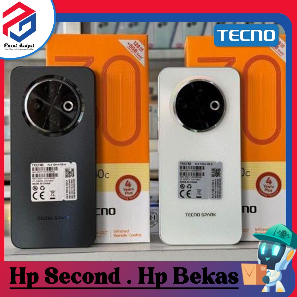 Tecno Spark 30C Ram 6/128GB | Ram 8/256GB | Second Pusat Gadget