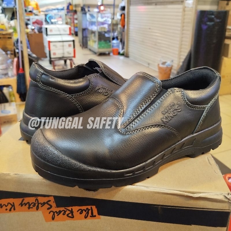 Sepatu Safety kings kwd 807 X / Sepatu safety kings kwd 807 hitam murah / Sepatu kings 807 Hitam Ori