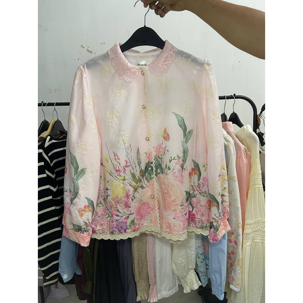 Katun bordir bunga BAngkok