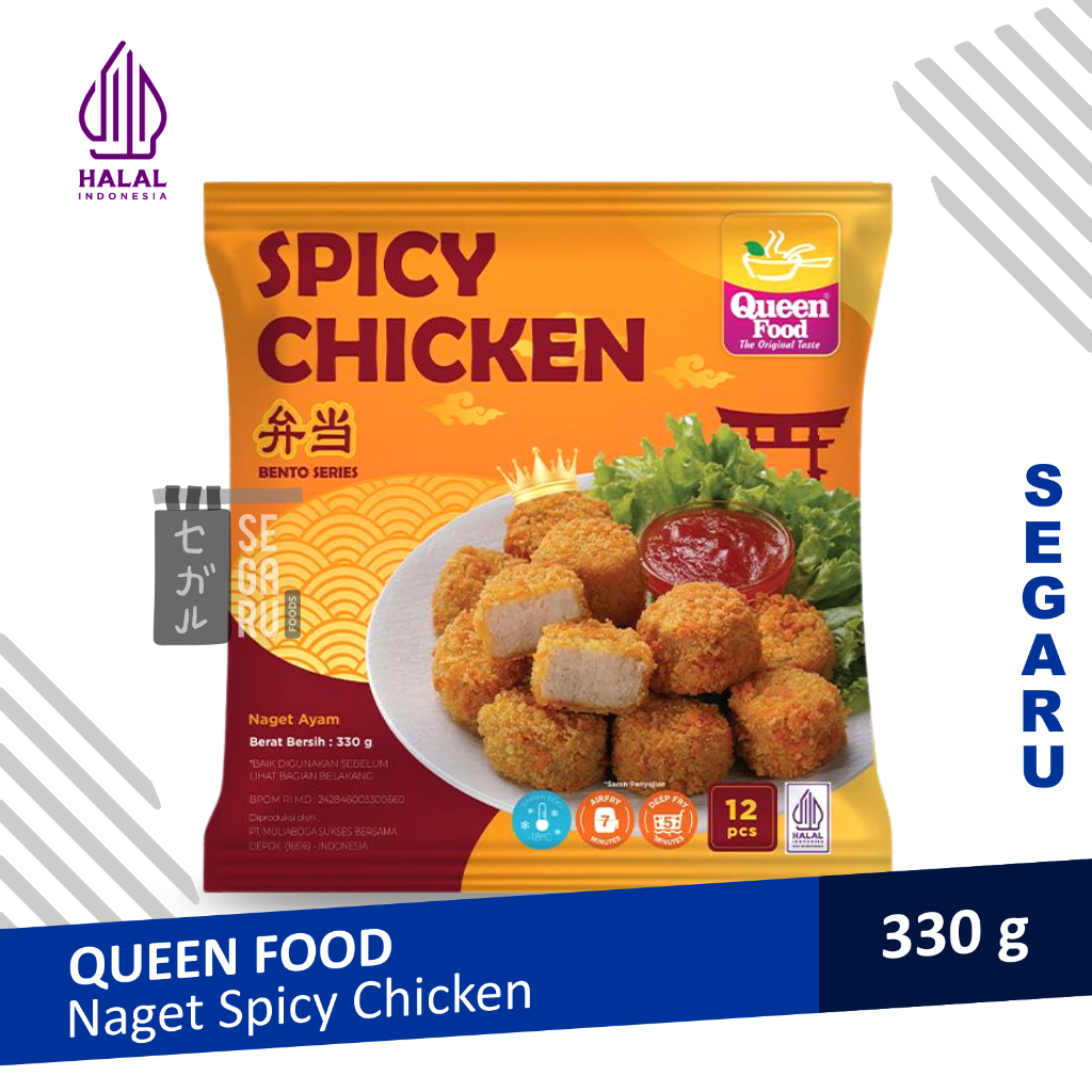 

Queen Food Spicy Chicken Bento | Nugget Ayam Ala Jepang