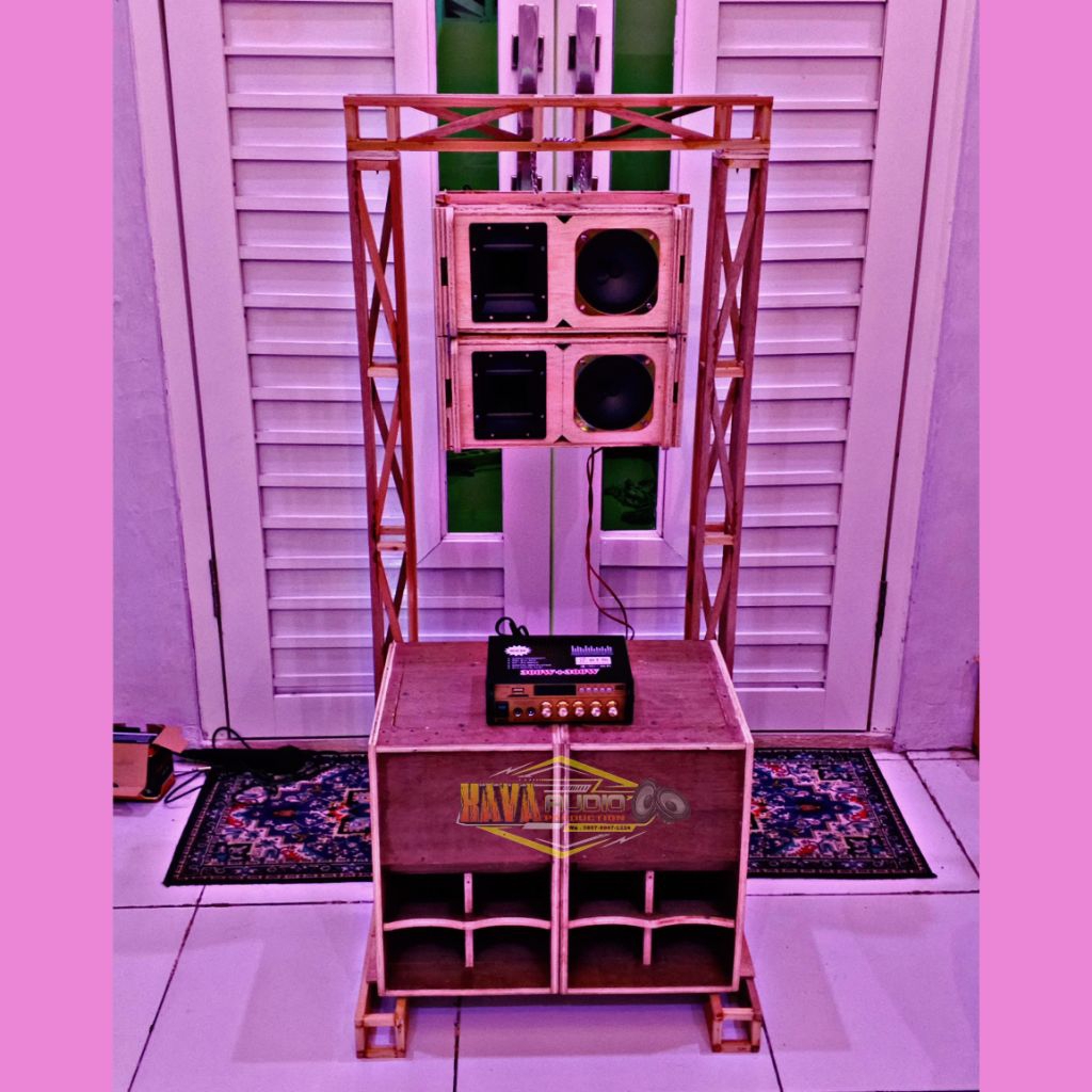 Paket Sound miniatur siap Bunyi Suara Gler plus rijing //Sound system rumahan