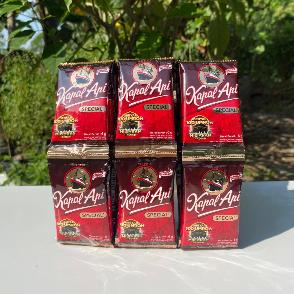 

Kapal Api Spesial Mini Rencengan 10 Sachet 6 Gram Kopi Hitam Tanpa Gula