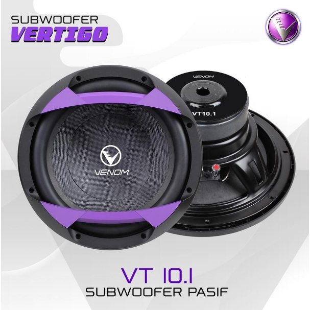 SUBWOOFER VENOM 10INCH VERTIGO VT 10.1 Audio Mobil