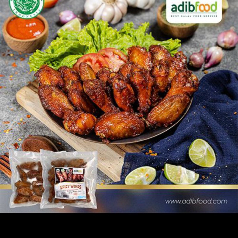 

FROZEN FOOD Spicy Wings (Grade Restoran) - 500gr