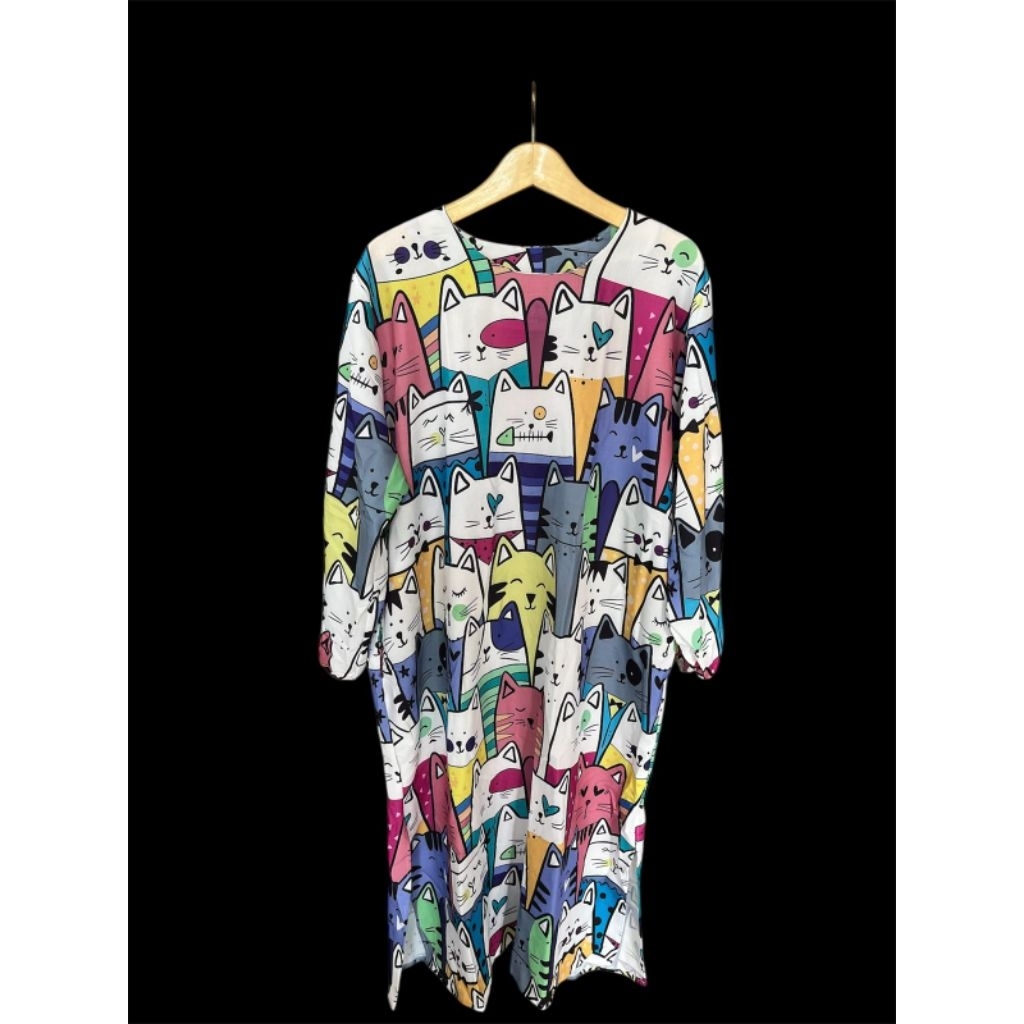 Dress unik lengan panjang